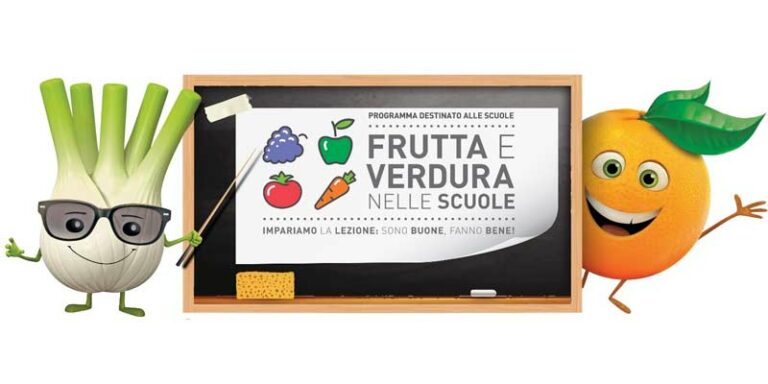 Frutta e verdura nelle scuole